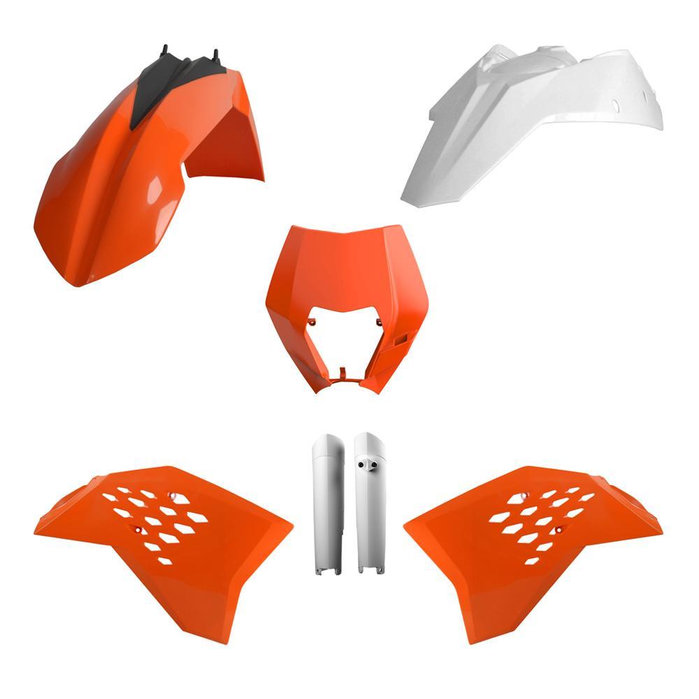 91460 - Polisport Enduro Plastics Kit For KTM EXC2008-2011 OEM