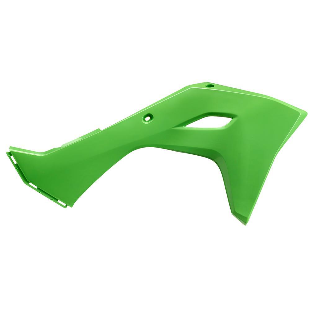 8500400001 - Polisport Radiator Scoops For Kawasaki KXF250 2025-2026, KXF450 2024-2026 Green