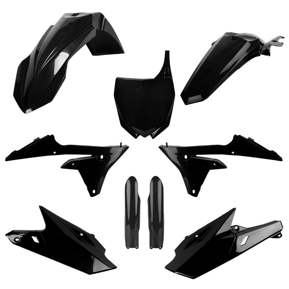 91404 - Polisport Plastics Kit For Yamaha YZF250 2014-2018, YZF450 2014-2017 Black