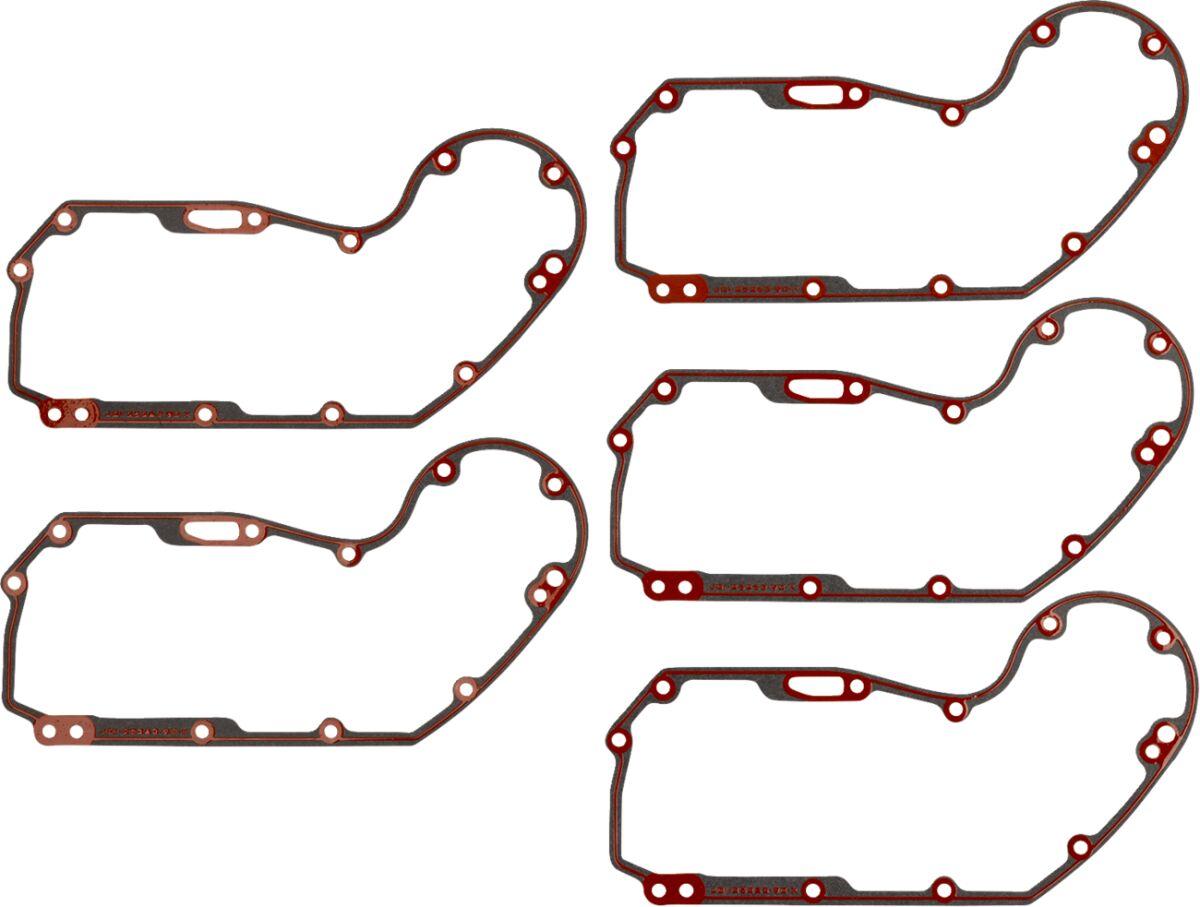 JGI-25263-90-X - James Cam Cover Gaskets (Set Of 5) For Harley Davidson XL 1200 C 1998