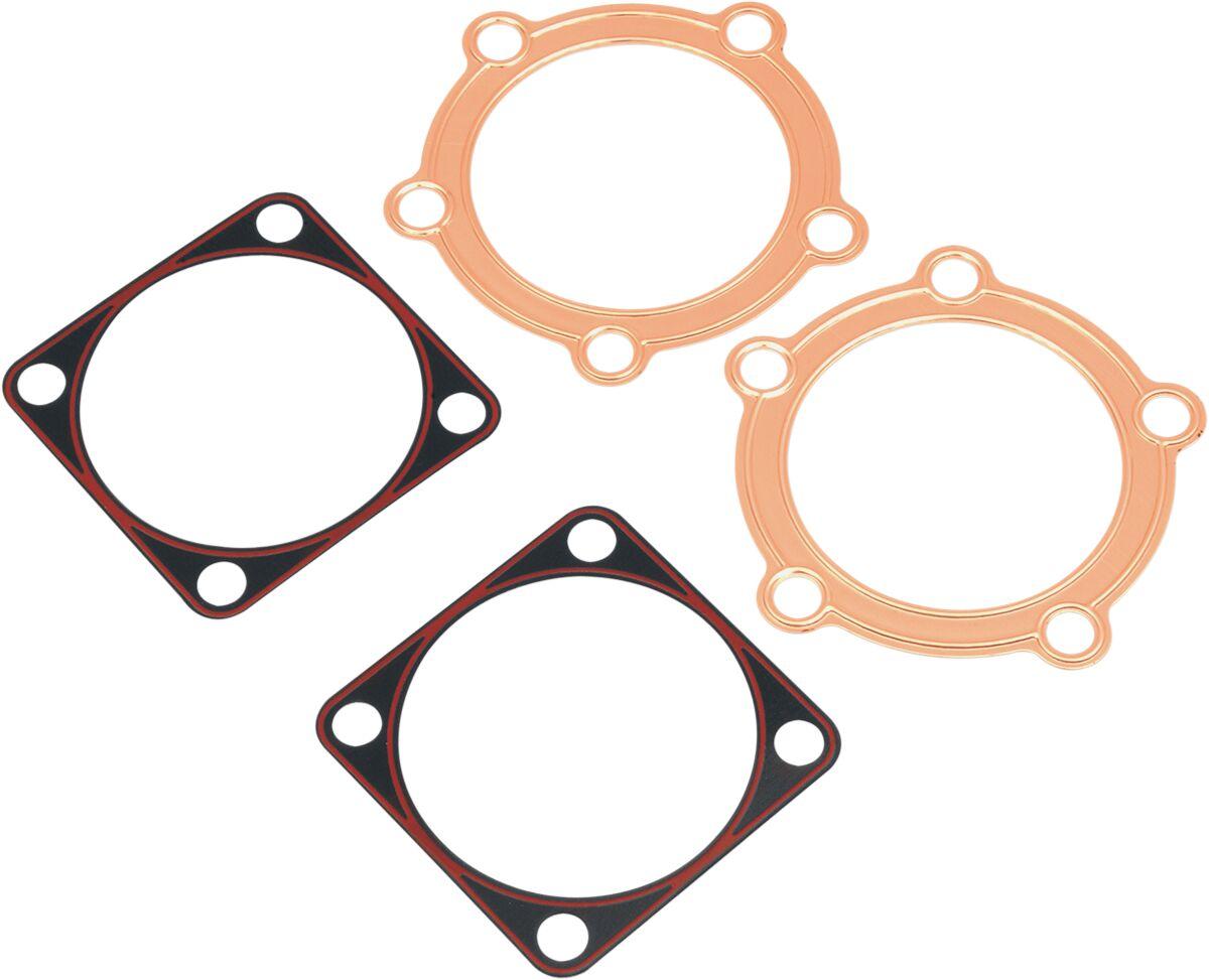 JGI-16770-36-C - James Cylinder Head/Base Gasket Kit For Harley Davidson E 1000 1936-1947