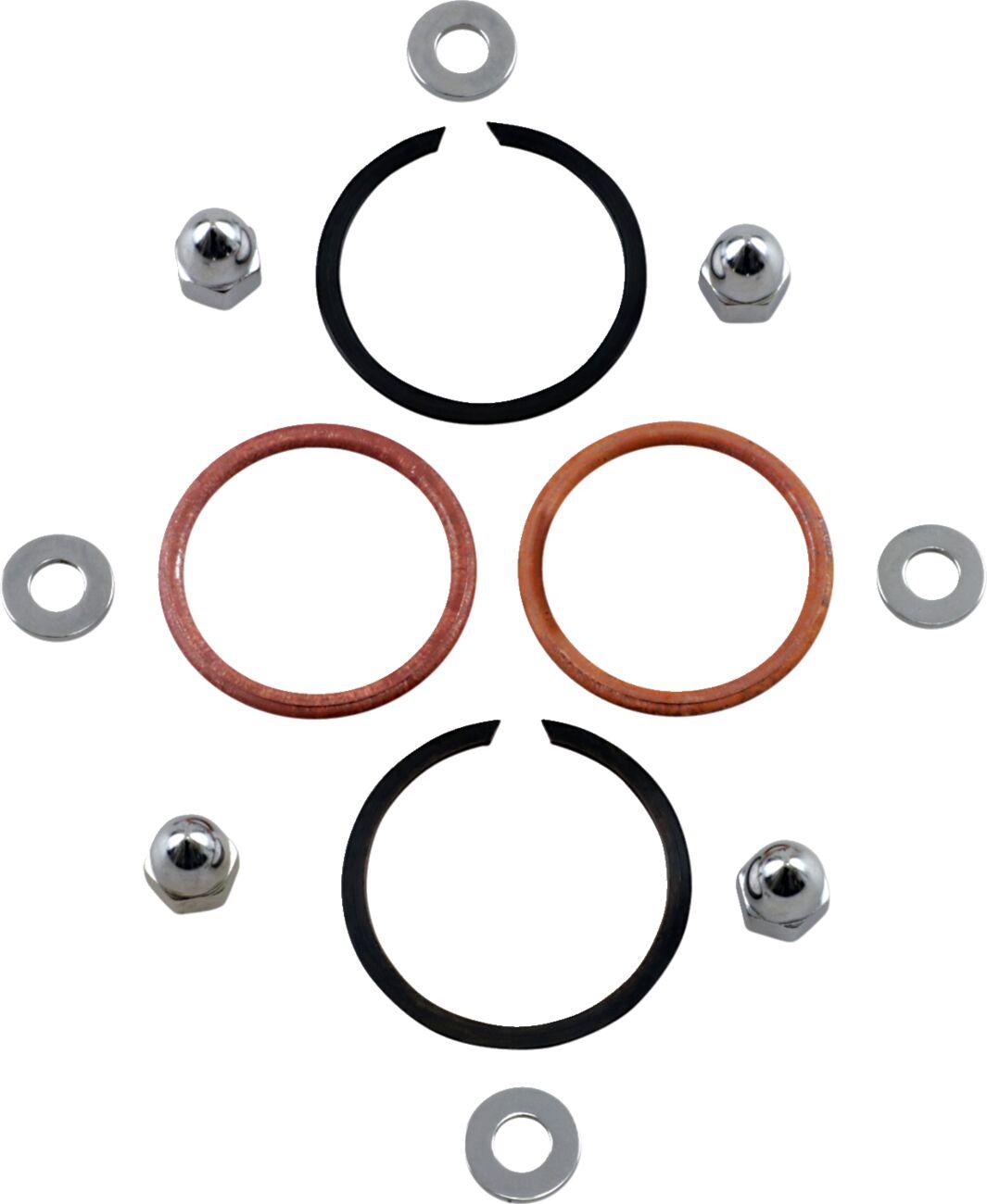 JGI-65324-83-KCR1 - James Exhaust Port Gasket Kit For Harley Davidson FLD 1690 2012-2013