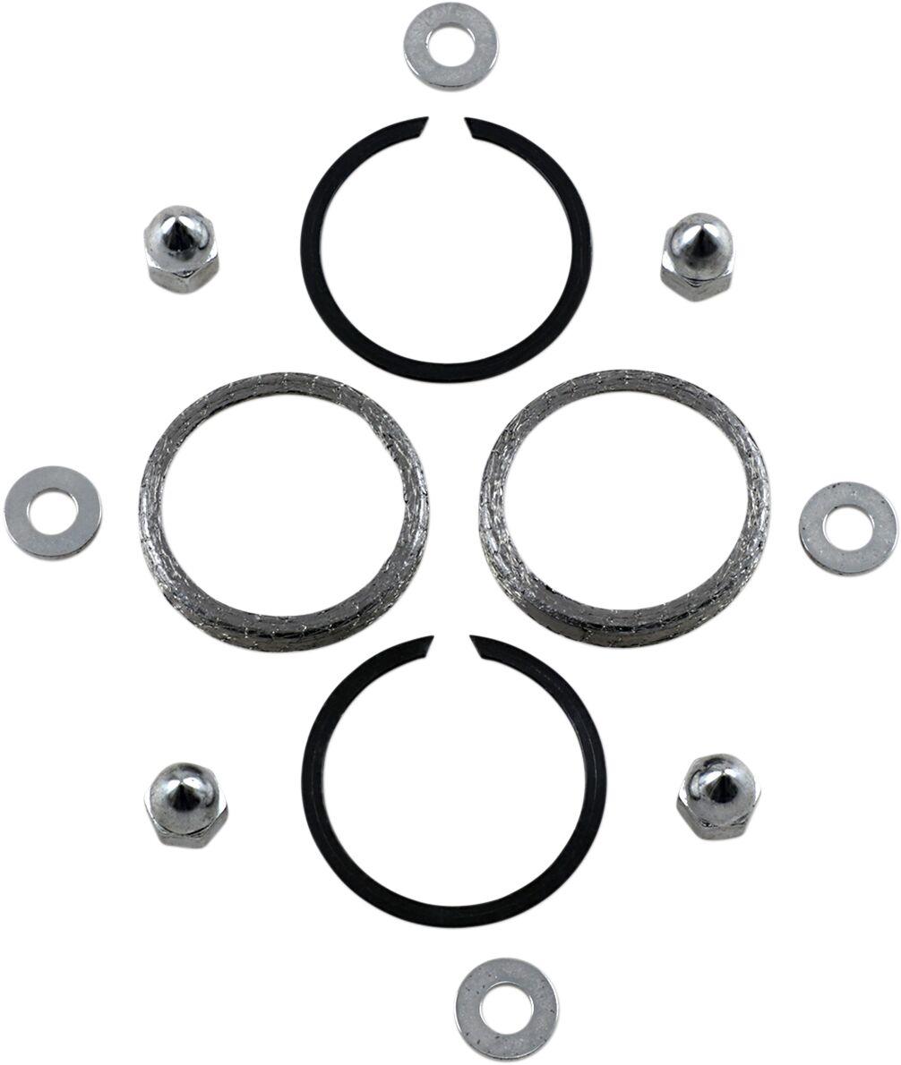 JGI-65324-83-KWG1 - James Exhaust Port Gasket Kit For Harley Davidson FLD 1690 2012-2013