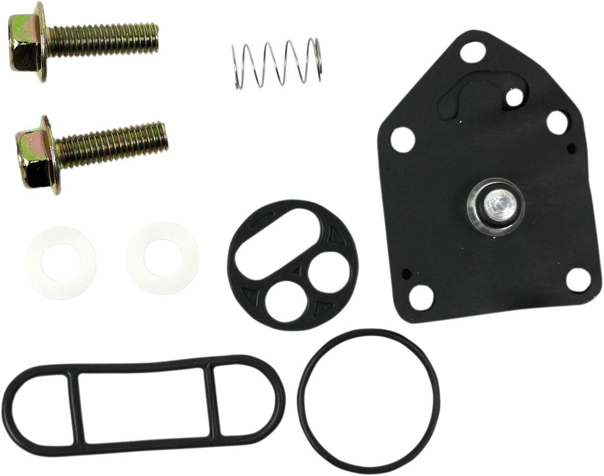 55-2009 - K&S Fuel Petcock Repair Kit For Kawasaki EN 500 1996-2002 - Black/Gold