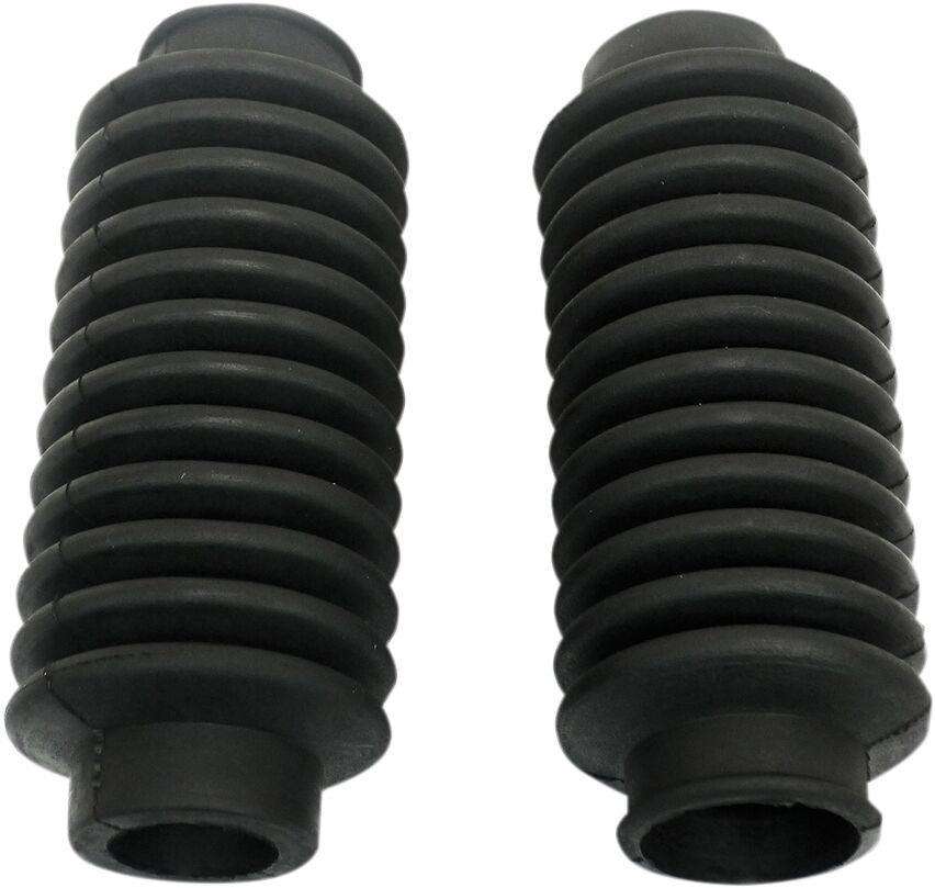 16-3007 - K&S Fork Boots Kit For Triumph Bonneville 750 T140 1973-1982 - Black