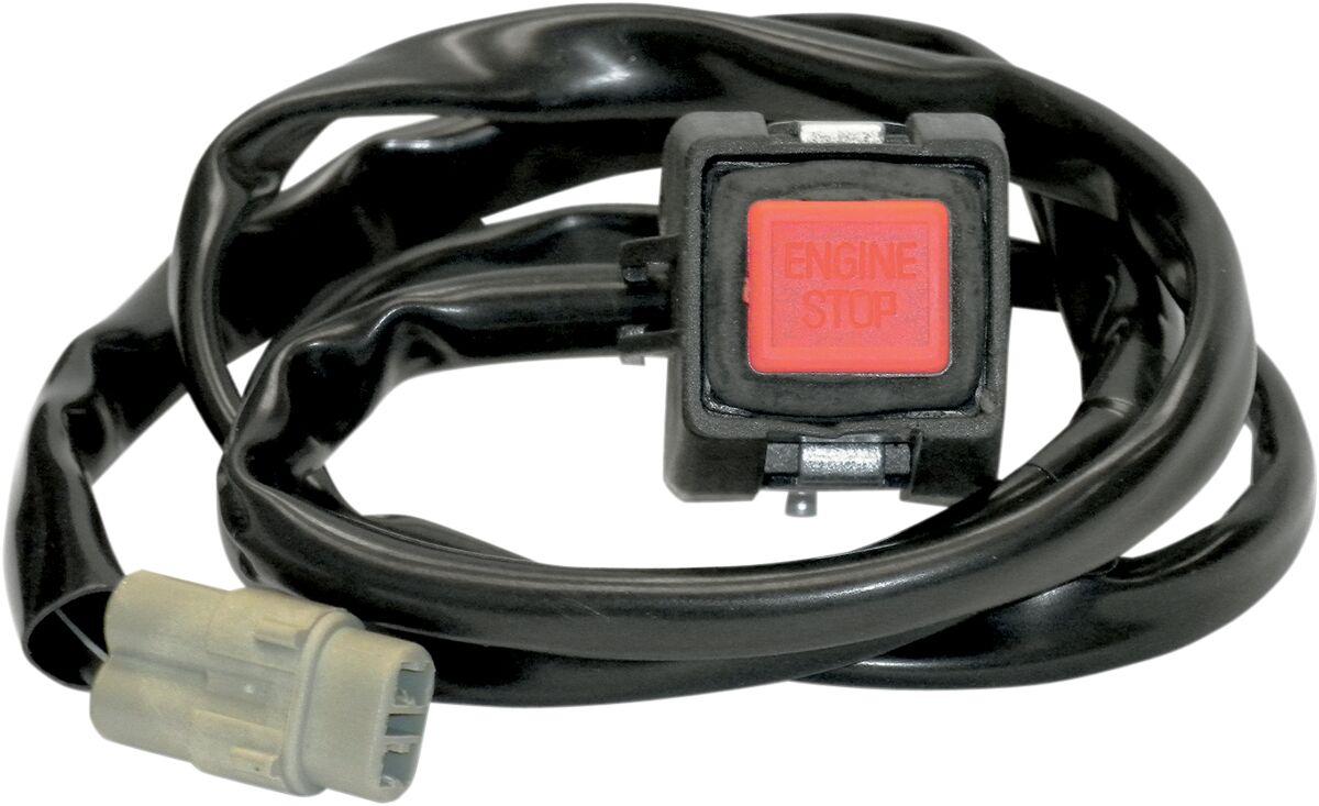 12-0102P - K&S Kill Switch For Yamaha YZ125 2005-2015 - Black/Red