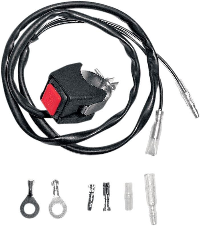 12-0102 - K&S Kill Switch For Yamaha WR250 1994-1996 - Black/Red
