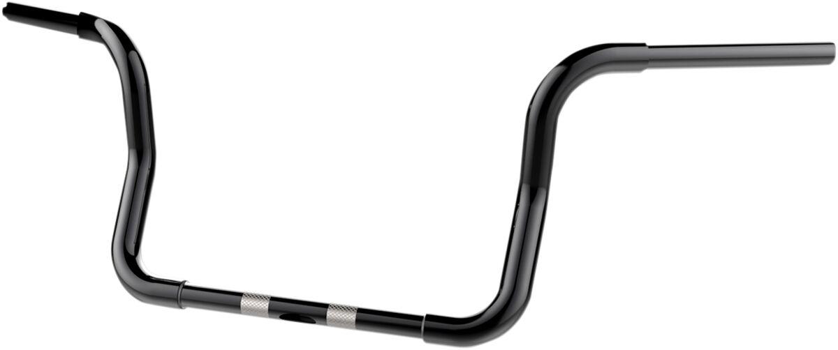 300870 - Khrome Werks 1-1/4" Bobber Ape Hanger Handlebar For Harley Davidson FLHT 1340 1984 25 cm (9-3/4") - Black