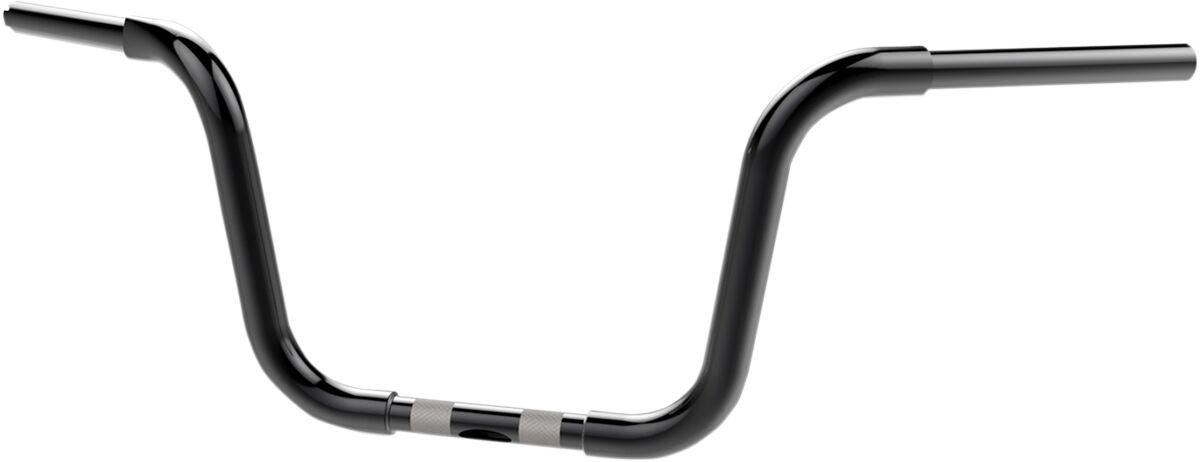 300875 - Khrome Werks 1-1/4" Bobber Ape Hanger Handlebar For Harley Davidson FLD 1690 25 cm (9-3/4") - Black