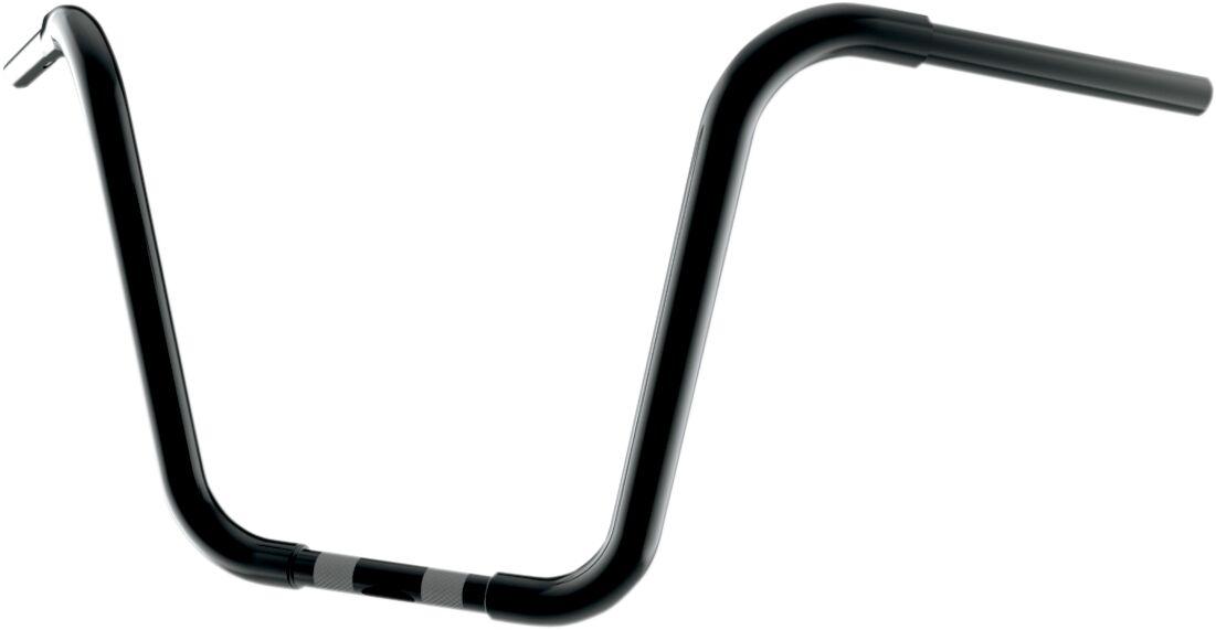 300834 - Khrome Werks 1-1/4" Fat Ape Hanger Handlebar For Harley Davidson FLHR 1584 2008 31 cm (12-1/4") - Black