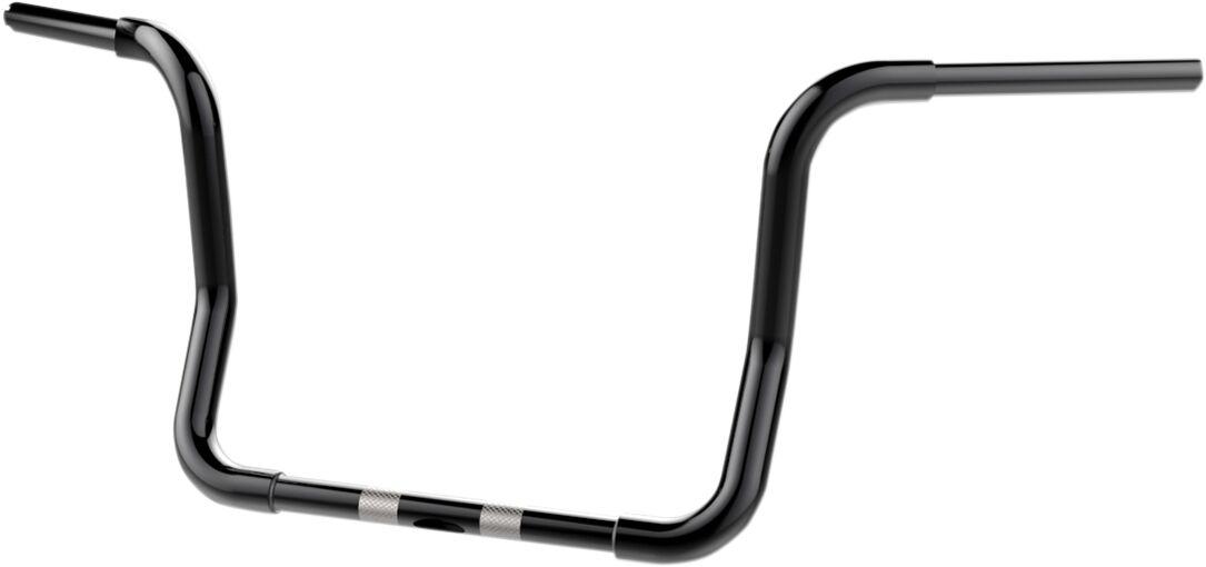 300871 - Khrome Werks 1-1/4" Bobber Ape Hanger Handlebar For Harley Davidson FLHT 1340 1986 30 cm (11-3/4") - Black