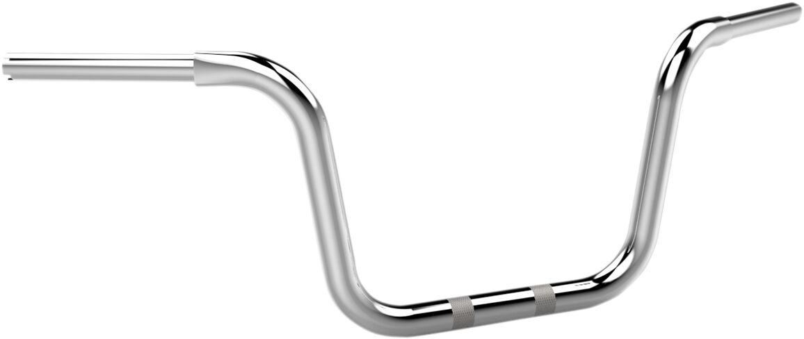300350 - Khrome Werks 1-1/4" Fat Center Bobber Ape Handlebar For Harley Davidson FLS 1690 2012 25.5 cm (10") - Chrome