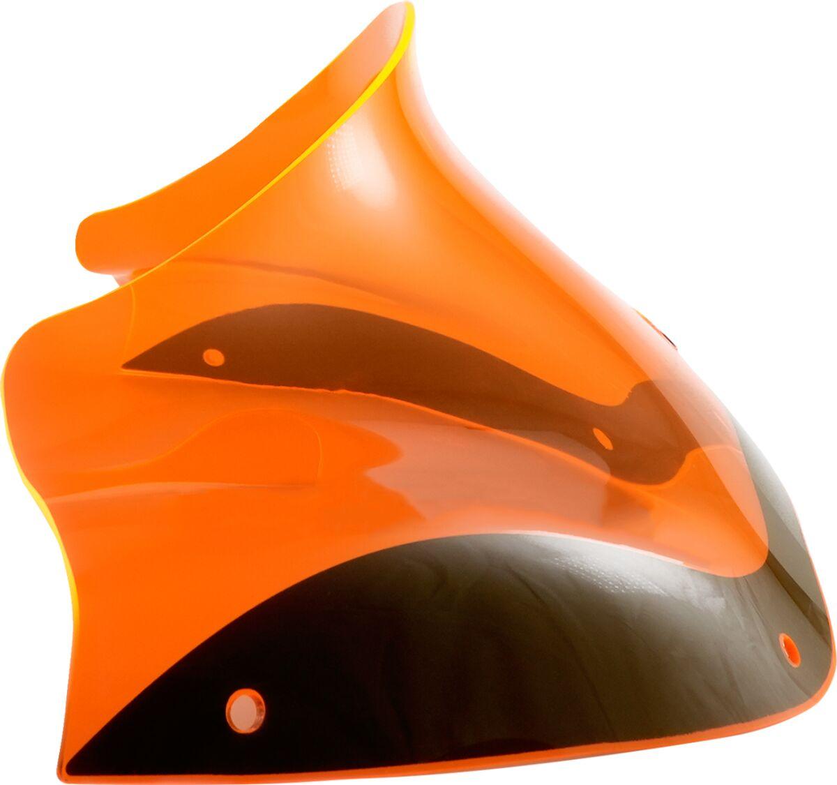 KWW-01-0623 - Klock Werks Kolor Flare Ice Windshield For Harley Davidson FLTR 1450 Road Glide 1999-2003 20.5 cm (8") - Orange