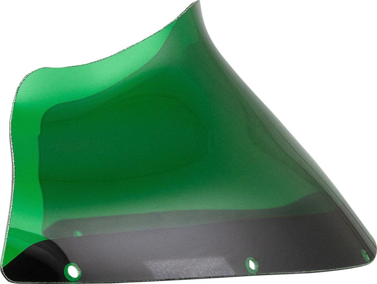 KWW-02-0613 - Klock Werks Kolor Flare Windshield For Harley Davidson FXRP 1340 1984 23 cm (9") - Green