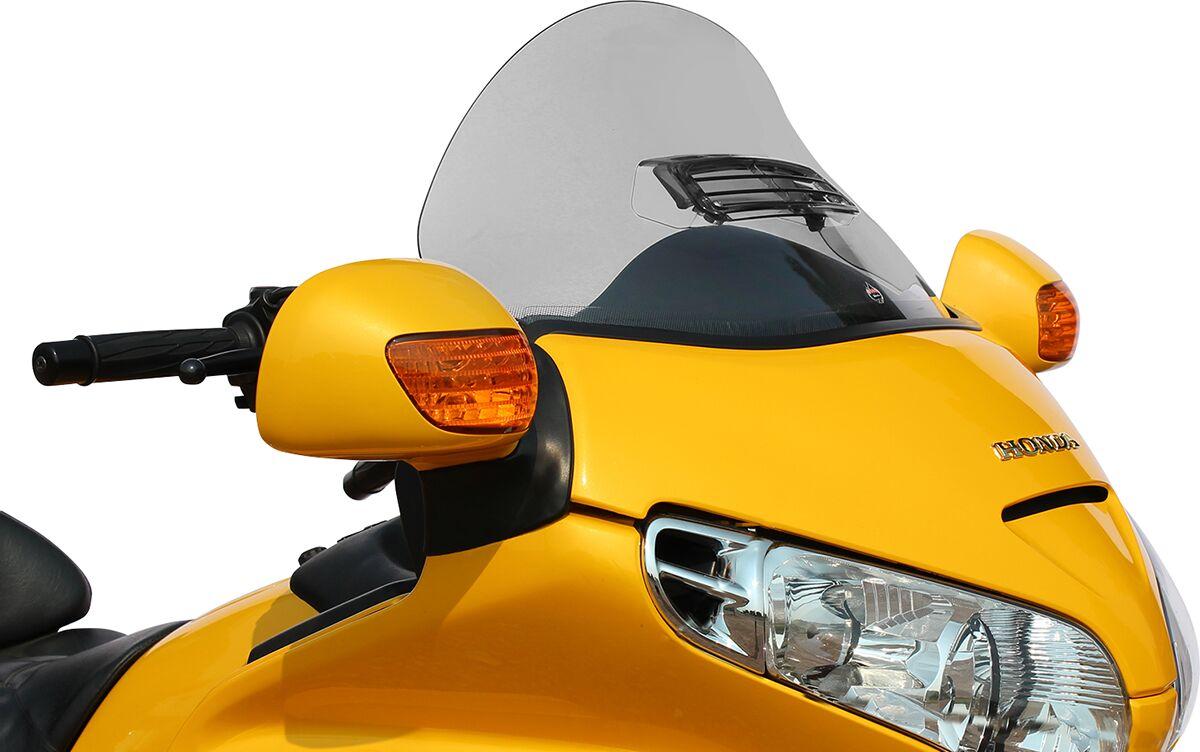 KWW-06-0259 - Klock Werks Flare Windshield With Vent For Honda GL 1800 2001-2017 35.5 cm - 45.5 cm (14" - 18") - Tinted