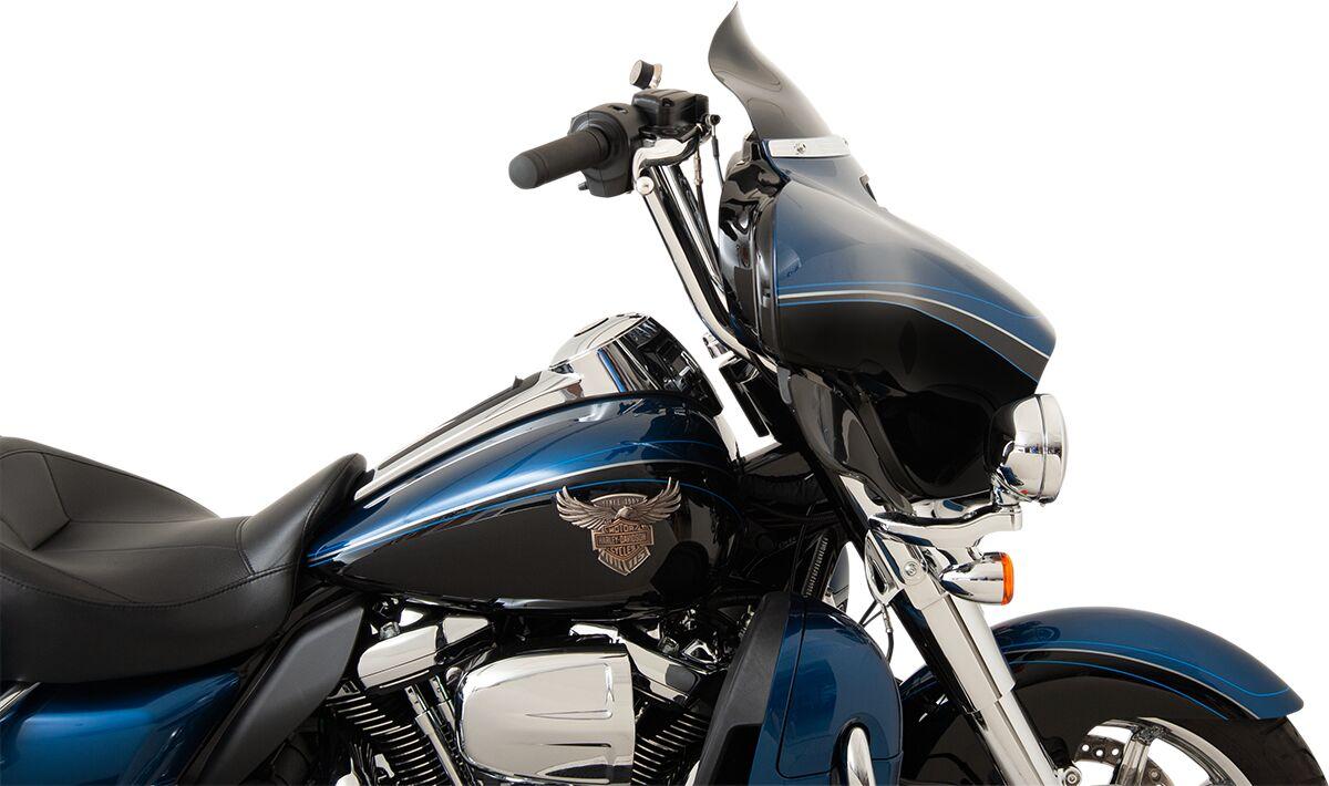 KWW-01-0200-2014 - Klock Werks Flare Windshield For Harley Davidson FLH 1868 2021 16.5 cm (6-1/2") - Black