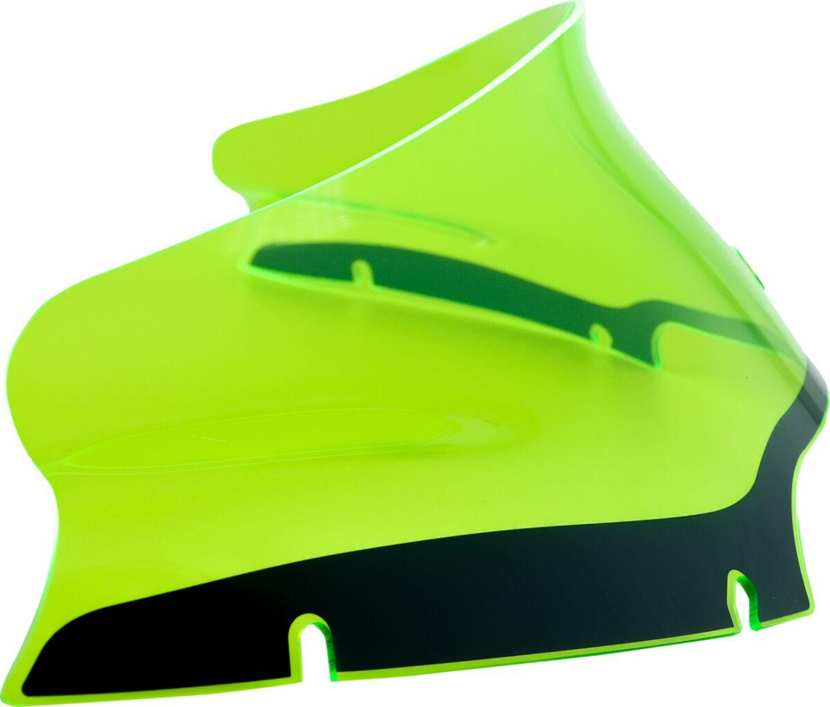 KWW-01-0631 - Klock Werks Kolor Flare Ice Windshield For Harley Davidson FLTRK 1868 2020-2024 15 cm (6") - Green