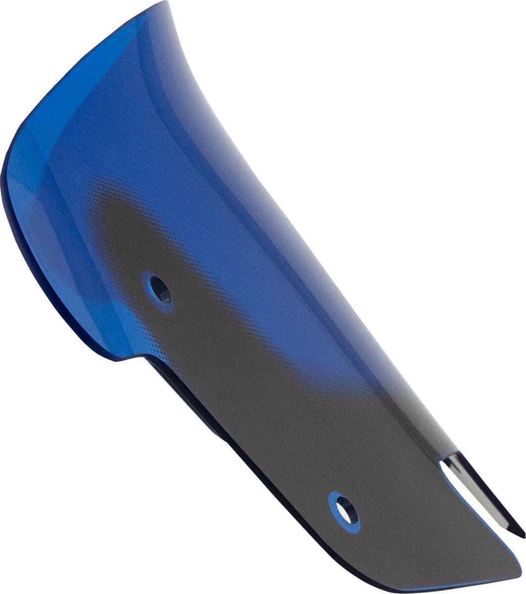 KWW-04-0640 - Klock Werks Kolor Flare Windshield For Indian Chieftan 111 2014-2020 25.5 cm (10") - Blue