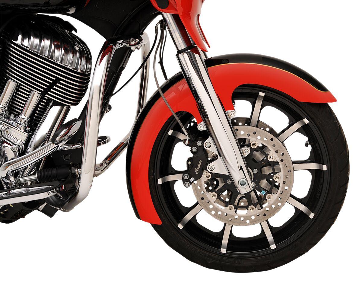 KWF-04-0460 - Klock Werks Tyre Hugger Front Fender For Indian Chief 111 2014-2020 40.6 cm (16")/43.2 cm (17")/45.7 cm (18")/48.3 cm (19") 33 cm (13") - Black