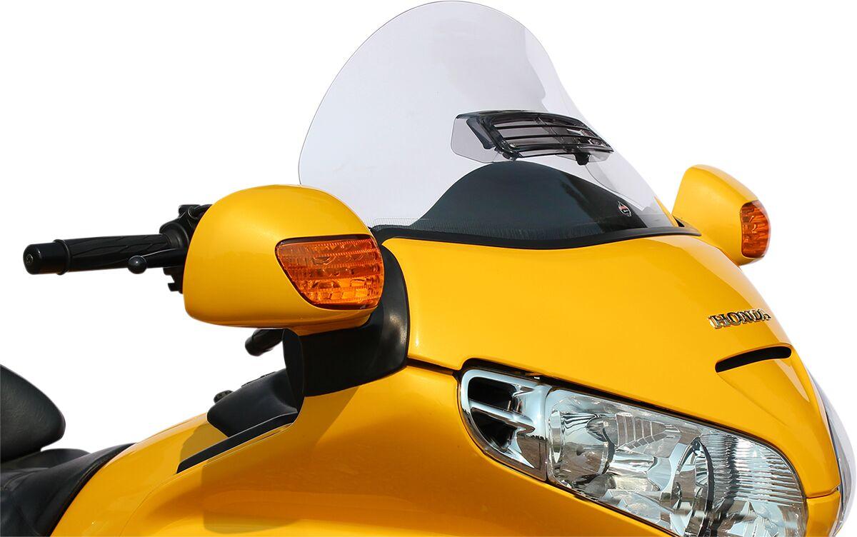 KWW-06-0258 - Klock Werks Flare Windshield With Vent For Honda GL 1800 2001-2017 35.5 cm - 45.5 cm (14" - 18") - Clear