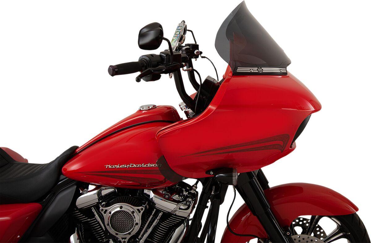 KWW-01-0328 - Klock Werks Pro Touring Flare Windshield For Harley Davidson FLTRK 1868 2020-2024 30.5 cm (12") - Dark Smoke