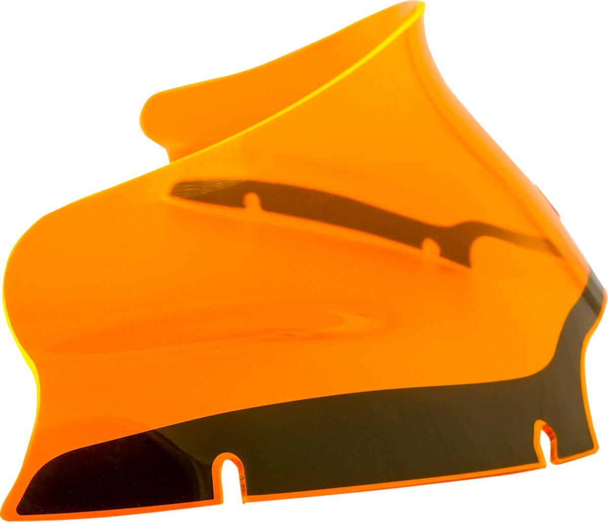 KWW-01-0628 - Klock Werks Kolor Flare Ice Windshield For Harley Davidson FLTRK 1868 2020-2024 15 cm (6") - Orange