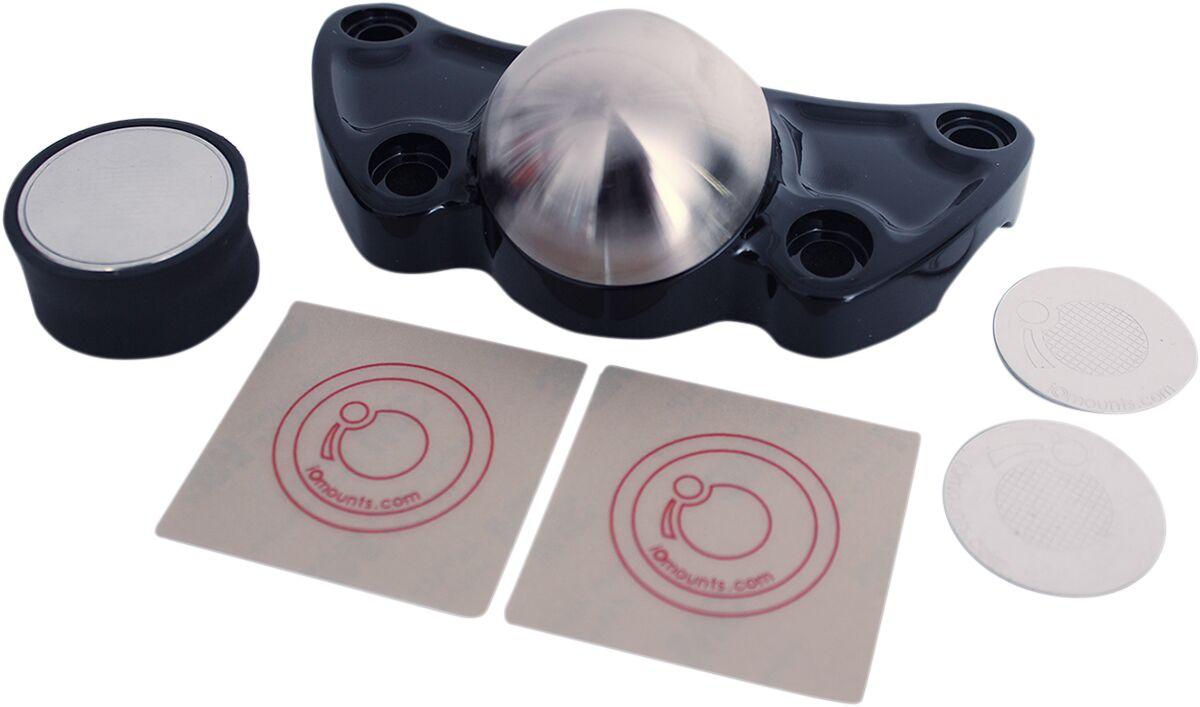 KWD-02-0385 - Klock Werks iOmounts Device Mount For Harley Davidson FLD 1690 2012-2013 - Black