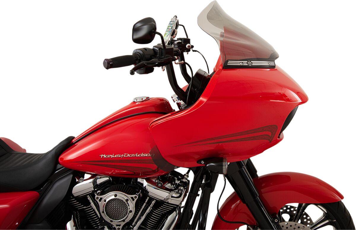 KWW-01-0316 - Klock Werks Sport Flare Windshield For Harley Davidson FLTRK 1868 2020-2024 35.5 cm (14") - Grey
