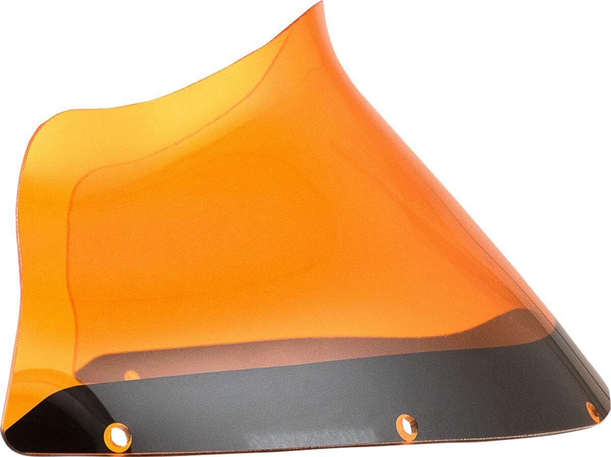 KWW-02-0612 - Klock Werks Kolor Flare Windshield For Harley Davidson FXRP 1340 1984 23 cm (9") - Orange