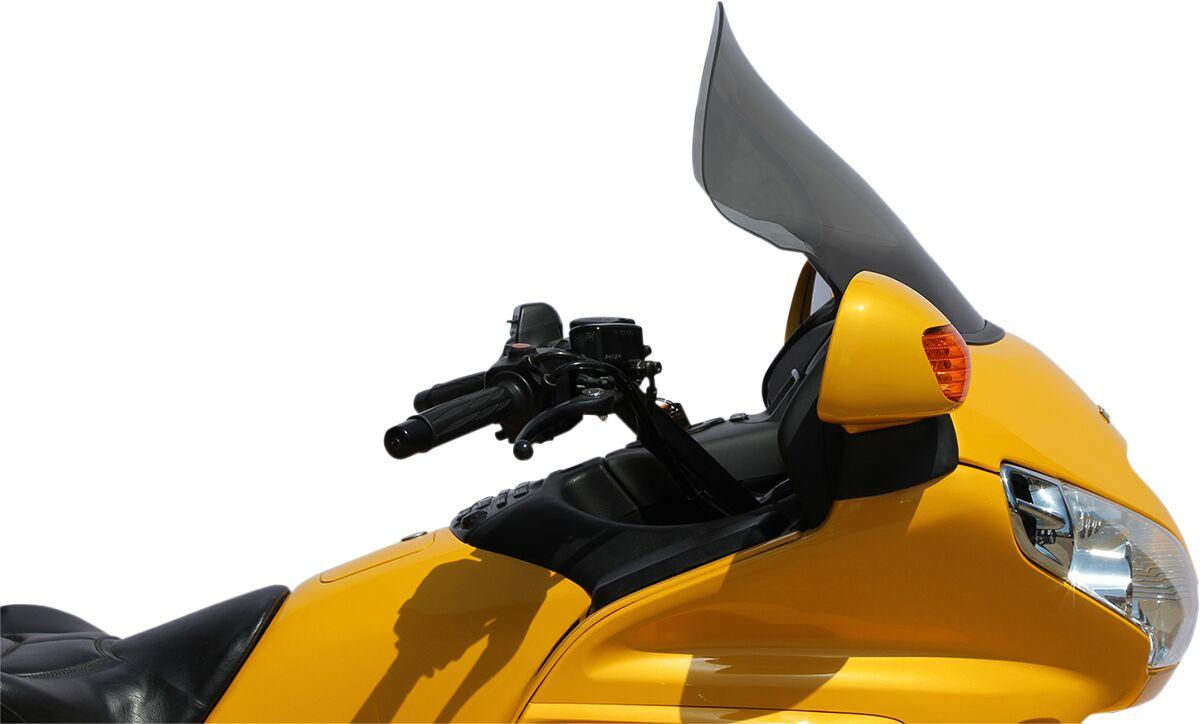 KWW-06-0251 - Klock Werks Flare Windshield Without Vent For Honda GL 1800 2001-2017 35.5 cm - 45.5 cm (14" - 18") - Dark Smoke