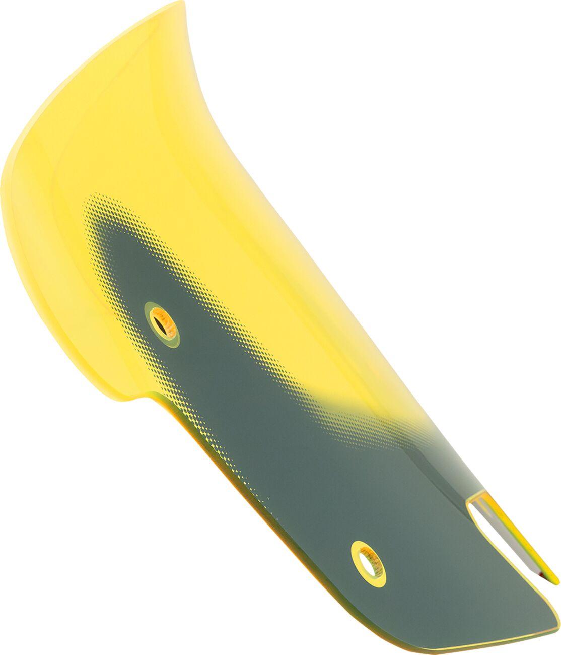 KWW-04-0633 - Klock Werks Kolor Flare Ice Windshield For Indian Chieftan 111 2014-2020 25.5 cm (10") - Yellow
