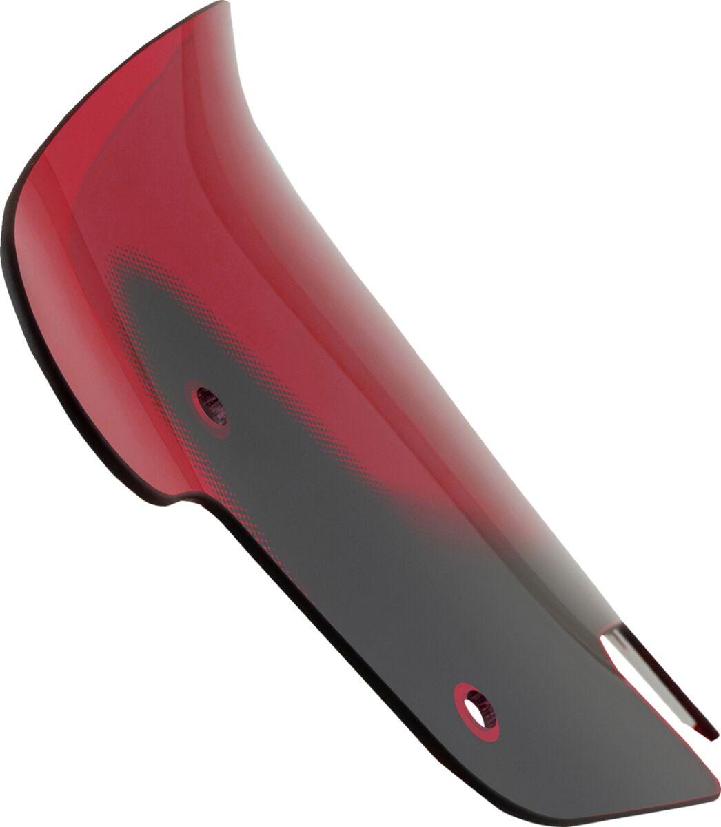 KWW-04-0636 - Klock Werks Kolor Flare Windshield For Indian Chieftan 111 2014-2020 25.5 cm (10") - Red