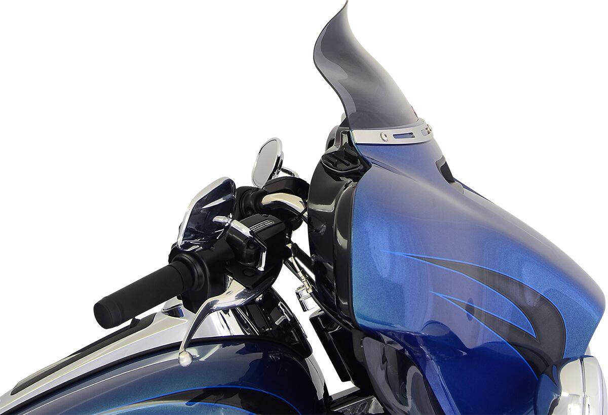 KWW-01-0199-2014 - Klock Werks Flare Windshield For Harley Davidson FLH 1868 2021 16.5 cm (6-1/2") - Dark Smoke