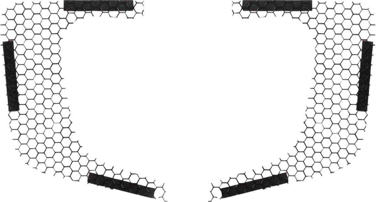 KWS-04-0578-B - Klock Werks Fairing Vent Screen For Indian Challenger 108 2021 - Black