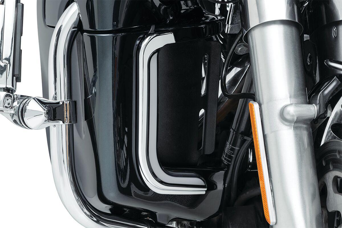 KUR2956 - Kuryakyn Lower Fairing Accent Lights For Harley Davidson FLHTCU 1584 2007 Chrome