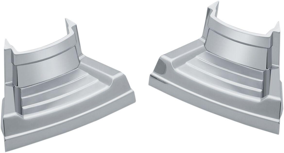 Kuryakyn Chrome/Silver Kur7185 - Spark Plug Head Bolt Covers For Harley Davidson Flde 1750 2018