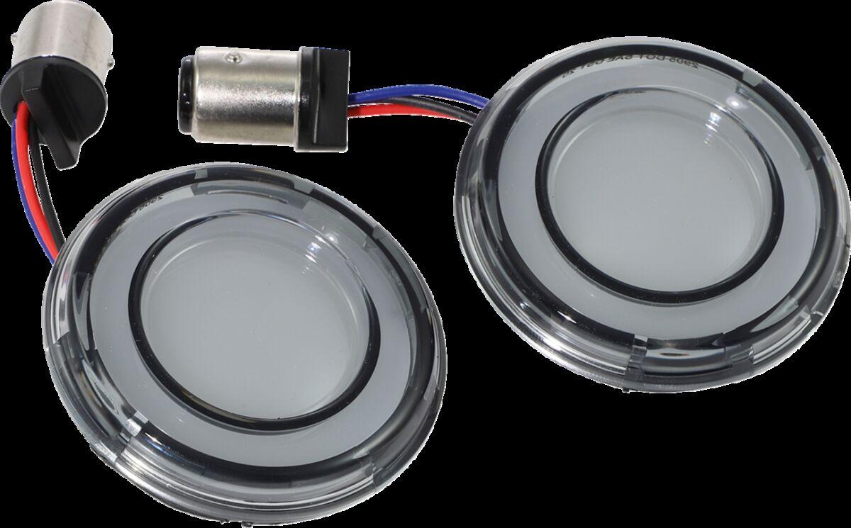 KUR2905 - Kuryakyn Tracer LED Turn Signal Conversions For Harley Davidson FLFB 1750 2018 Rear Smoke