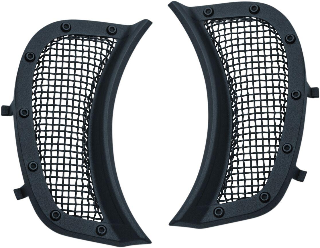 KUR6519 - Kuryakyn Mesh Headlight Vent Accents For Harley Davidson FLTRK 1868 2020 - Black