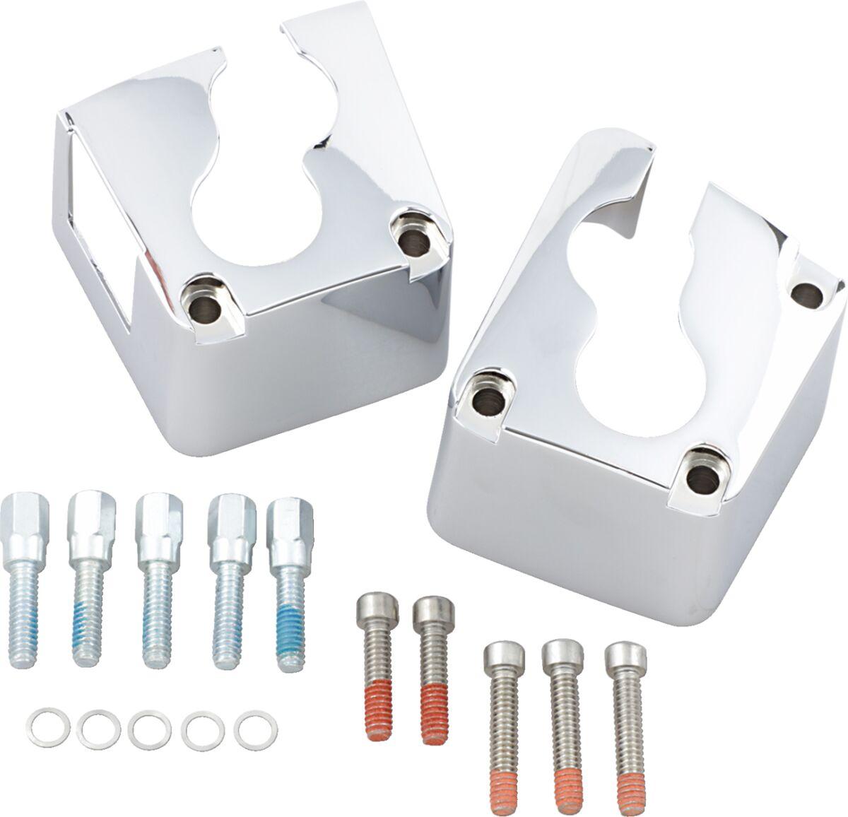 Kuryakyn Chrome Kur8123 - Tappet Block Covers For Harley Davidson Flh 1340 1984