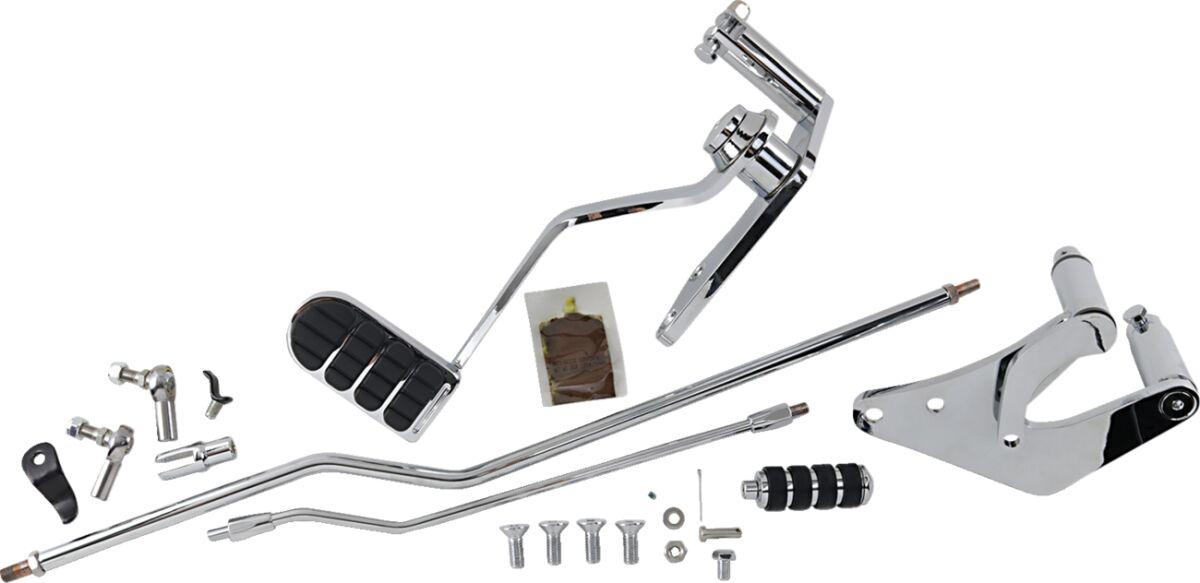 Kuryakyn Black/Chrome Kur9064 - Forward Controls For Harley Davidson Fxd 1340 1998 +76.2 Mm (+3")
