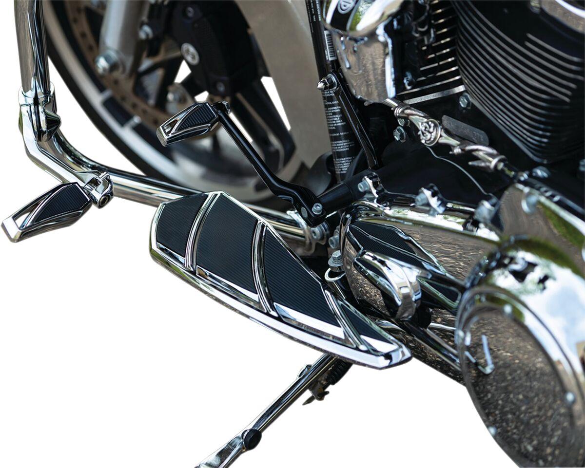 KUR5790 - Kuryakyn Phantom Shift & Brake Pegs For Harley Davidson FLFB 1750 2020 - Black/Chrome