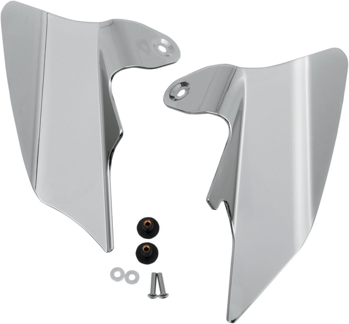 KUR1188 - Kuryakyn Saddle Shields For Harley Davidson FLHR 1340 1998 - Reflective/Smoke