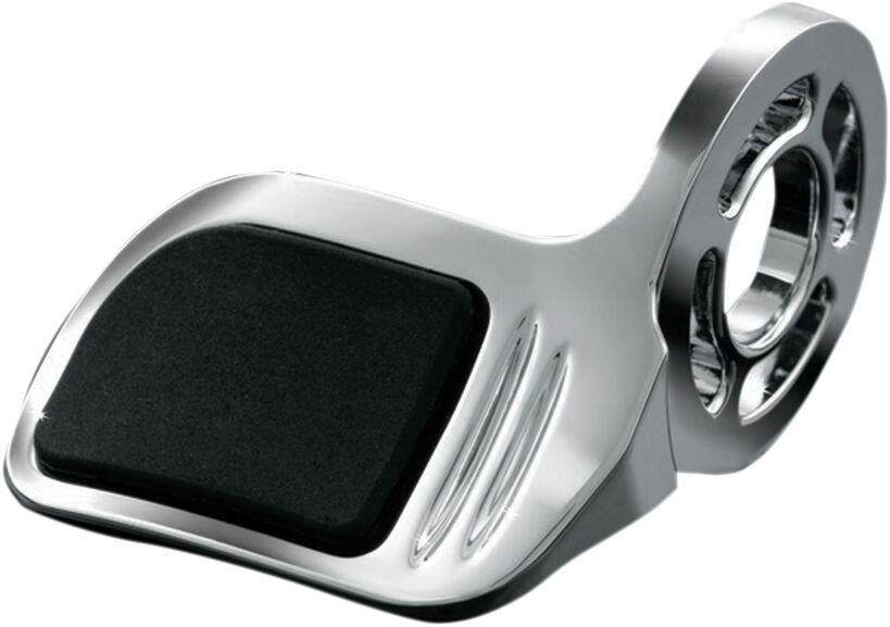 KUR6310 - Kuryakyn Contour Throttle Boss Thumb Assist For Honda GL1800 Goldwing 2018 - Black/Chrome