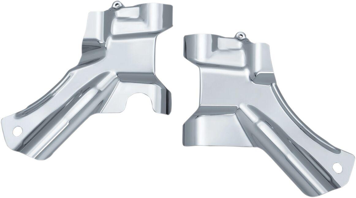 Kuryakyn Chrome Kur7833 - Neck Covers For Harley Davidson Fls 1690 2012