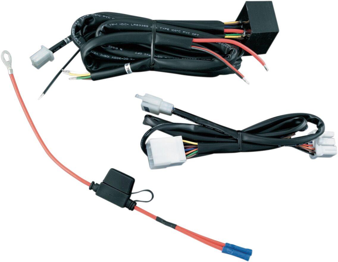 Kuryakyn Black Kur7672 - Trailer Wiring Harness & Relay For Harley Davidson Flhr 1340 1998