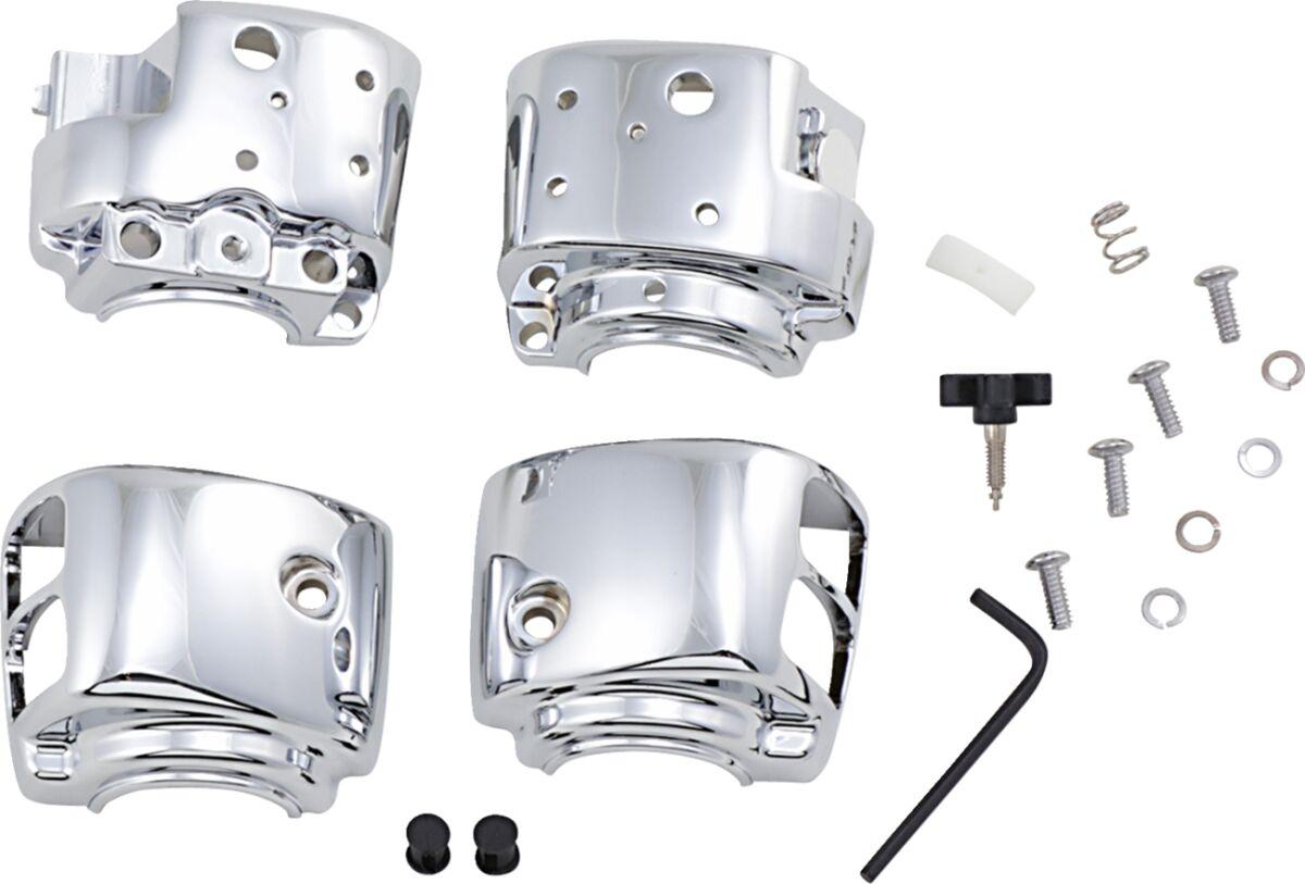 KUR7808 - Kuryakyn Switch Housing Kit For Harley Davidson FLHR 1340 1998 - Chrome