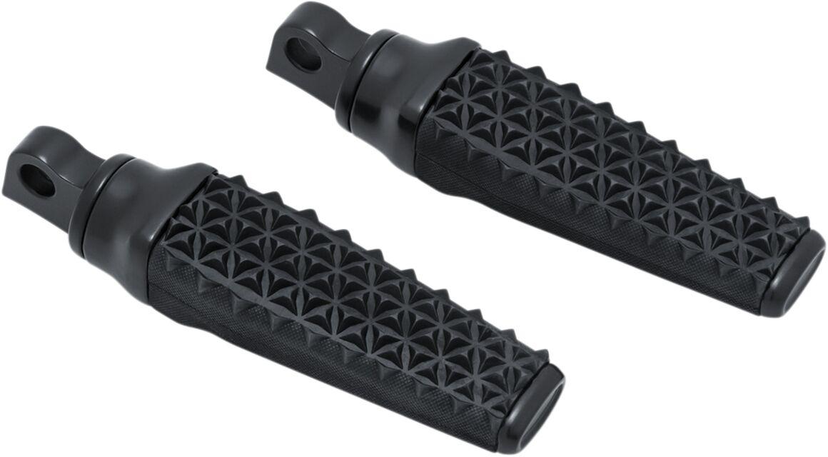 KUR5953 - Kuryakyn Thresher Driver Foot Pegs For Harley Davidson FLD 1690 2012 - Black