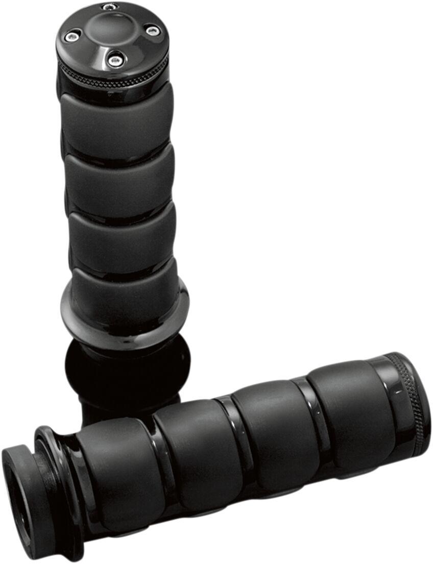 KUR6320 - Kuryakyn ISO-Grips for Harley For Harley Davidson XL 1200 C 2018-2020 - Black