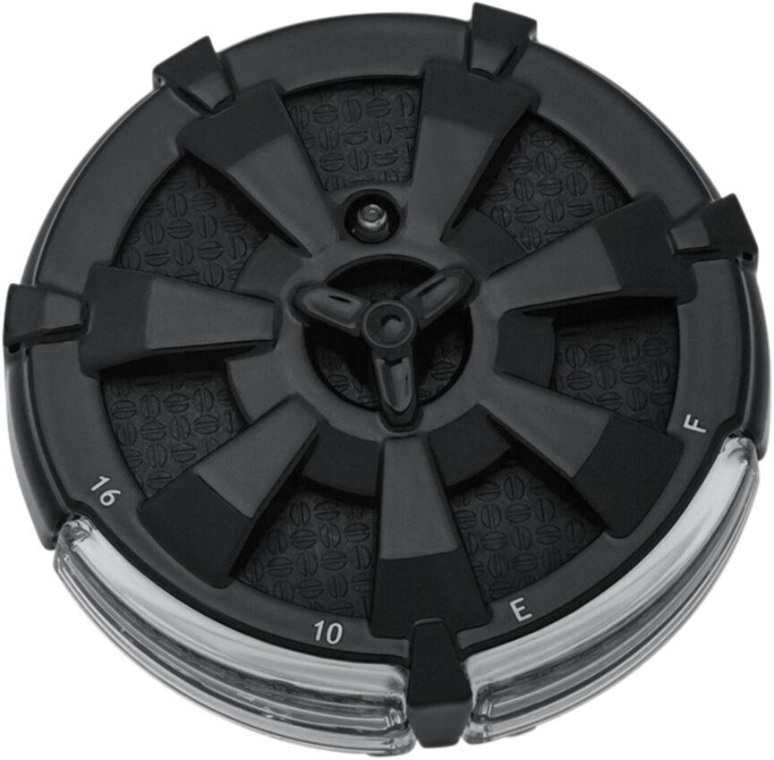 KUR7383 - Kuryakyn Alley Cat LED Fuel & Battery Gauge For Harley Davidson FLD 1690 2012