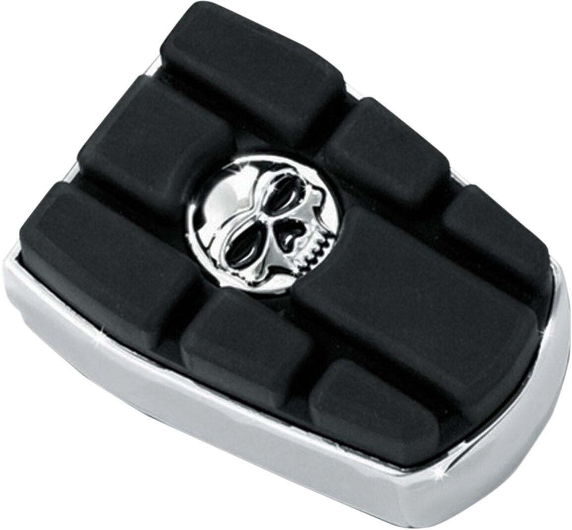 KUR4405 - Kuryakyn Zombie Brake Pedal Pad For Harley Davidson FLD 1690 2012 - Black/Chrome